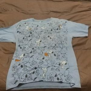 Snoopy T-shirt L Gildan Ultra Cotton